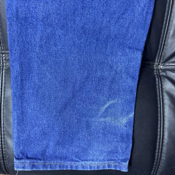 Wrangler Men's Straight Jeans Blue Denim Western Cowboy Cut Relaxed Fit 46x32 - Picture 10 of 16